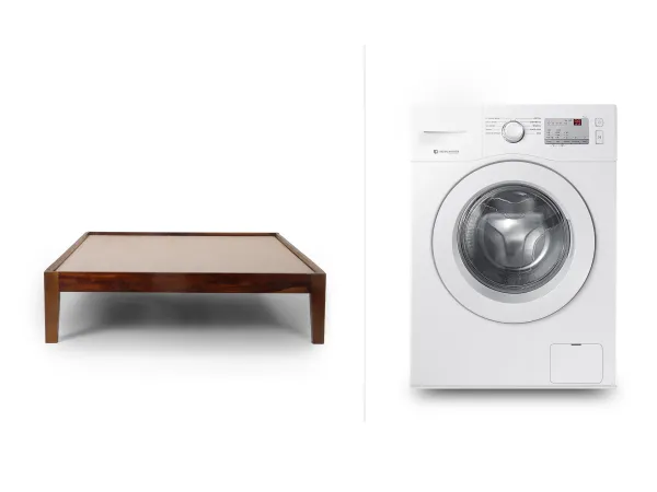 Hugo Queen Size Bed with Washing Machine Front Load